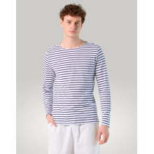 TEE-SHIRT RAYÉ HOMME MARINE01402Sol's