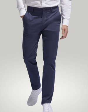 PANTALON STRETCH EN SATIN HOMME02917Sol's