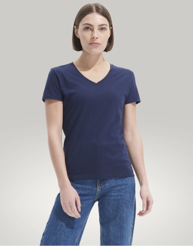 TEE-SHIRT FEMME COL V IMPERIAL02941Sol's