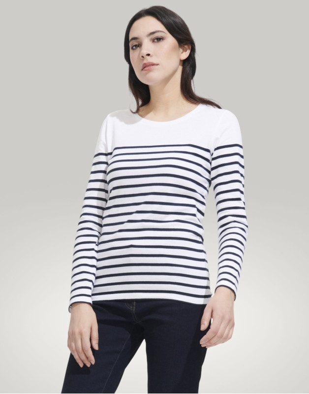 TEE-SHIRT FEMME MATELOT LSL03100Sol's