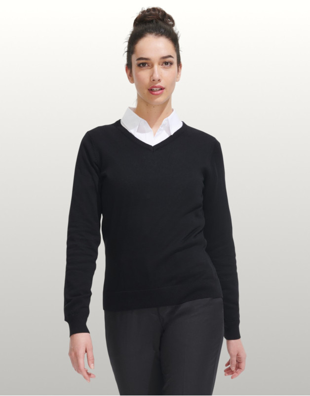 PULL COL V FEMME GALAXY90010Sol's