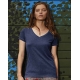 TEE-SHIRT COL V FEMME TRI-BLEND vidéo