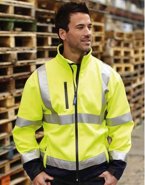SOFTSHELL FLUO HAUTE VISIBILITÉ