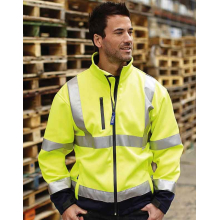 SOFTSHELL FLUO HAUTE VISIBILITÉ