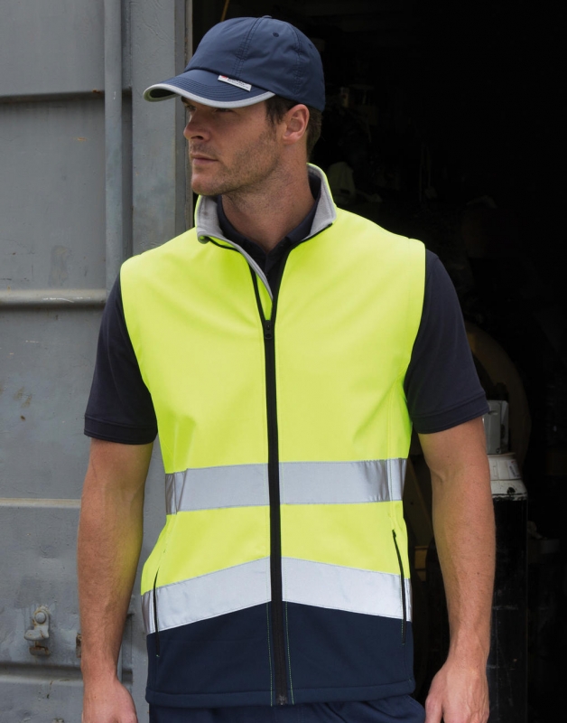 Printable Safety Softshell Gilet