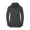 Ladies` Authentic Melange Hooded Sweat