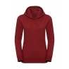 Ladies` Authentic Melange Hooded Sweat