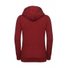 Ladies` Authentic Melange Hooded Sweat