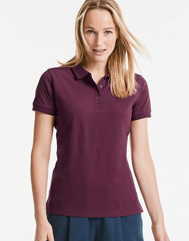 Ladies` Tailored Stretch Polo