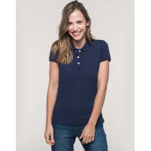 Polo vintage manches courtes femme