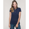 Polo vintage manches courtes femme