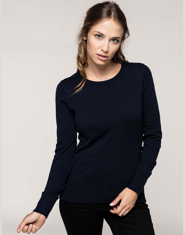 PULL COL ROND FEMME