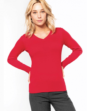 PULL COL V FEMME