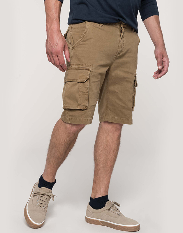 Bermuda multipoches homme