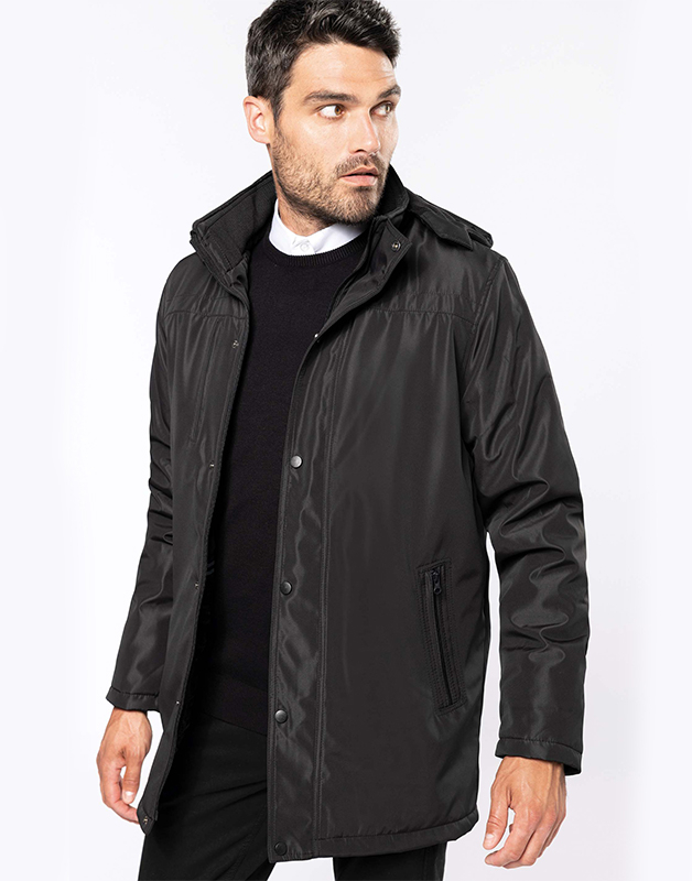 Parka avec capuche amovible