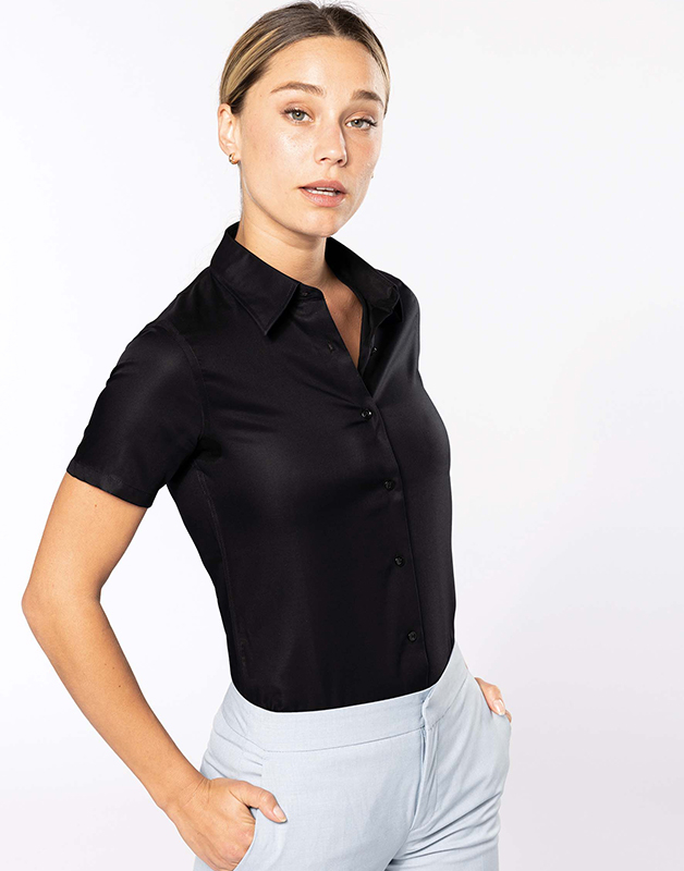 CHEMISE MANCHES COURTES SANS REPASSAGE FEMME