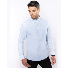 CHEMISE OXFORD LAVÉE MANCHES LONGUES