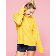 Sweat-shirt capuche Lounge bio femme