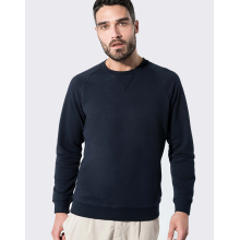 Sweat-shirt BIO col rond manches raglan homme