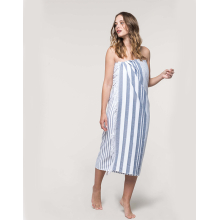 Fouta rayée avec franges