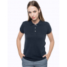 Polo Supima® manches courtes femme