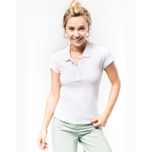 Polo piqué BIO manches courtes femme