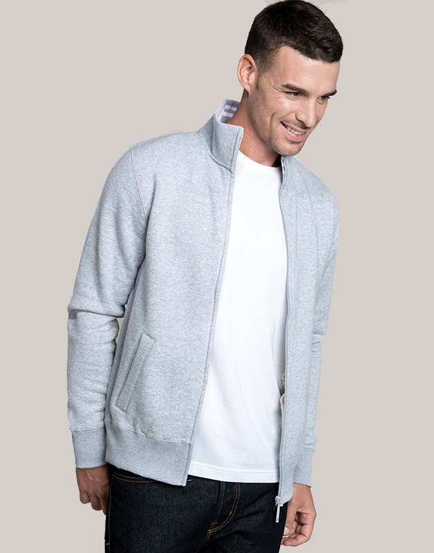 Veste molleton zippée homme