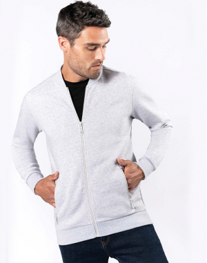 Veste molleton zippée homme