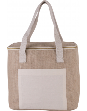 Sac isotherme en jute - modèle moyen