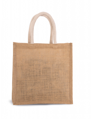 Sac style cabas en toile de jute - grand modèle