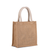 Sac style cabas en toile de jute - petit modèle