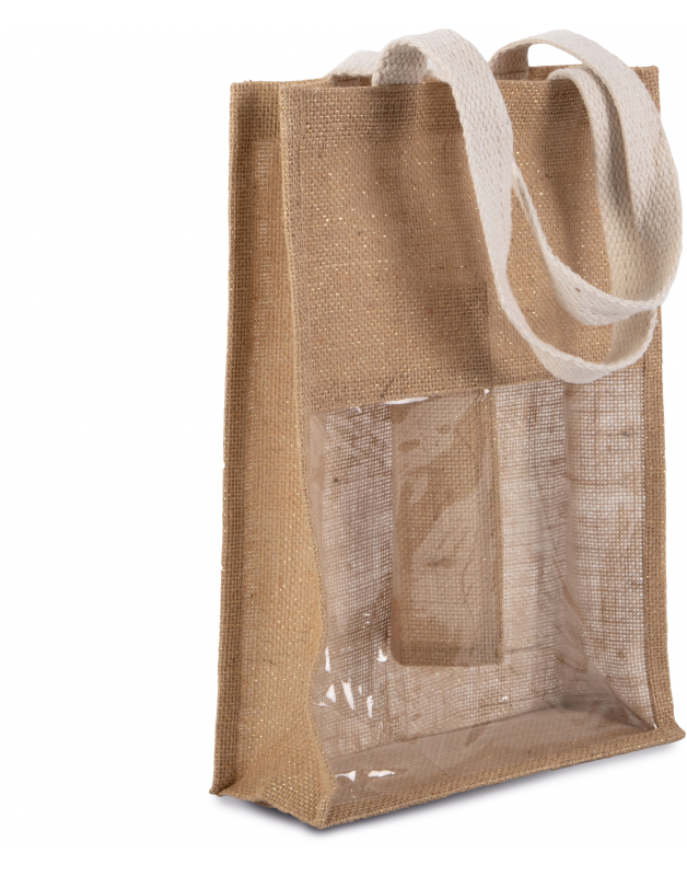 Sac porte bouteilles en jute