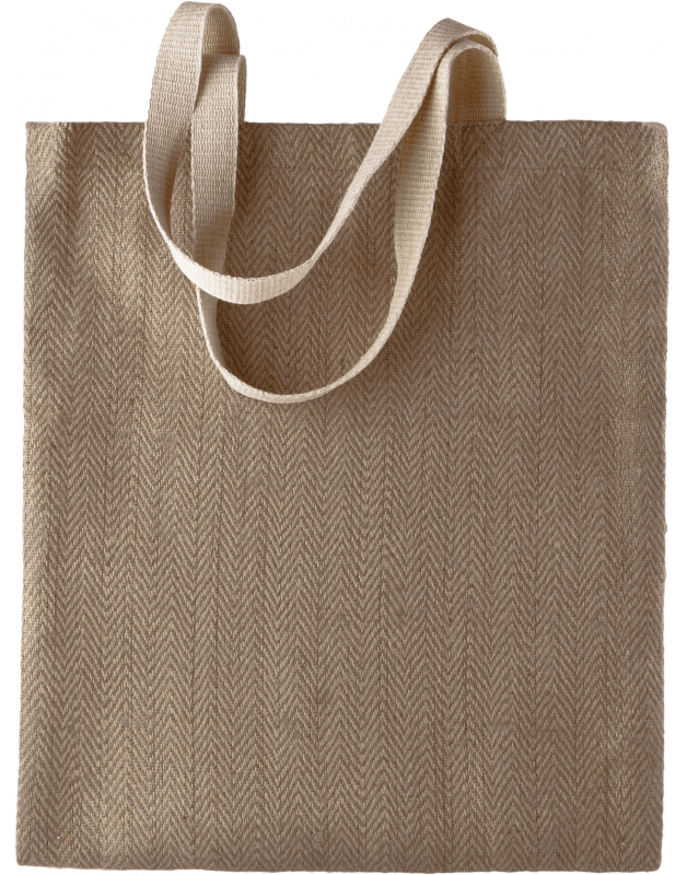 SAC EN TOILE DE JUTE TEINT 100% NATUREL