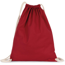 Sac à dos en coton bio avec cordelettes