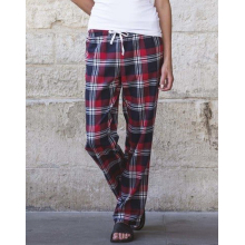 Pantalon femme à motif tartan