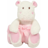 Peluche hippopotame avec couverture