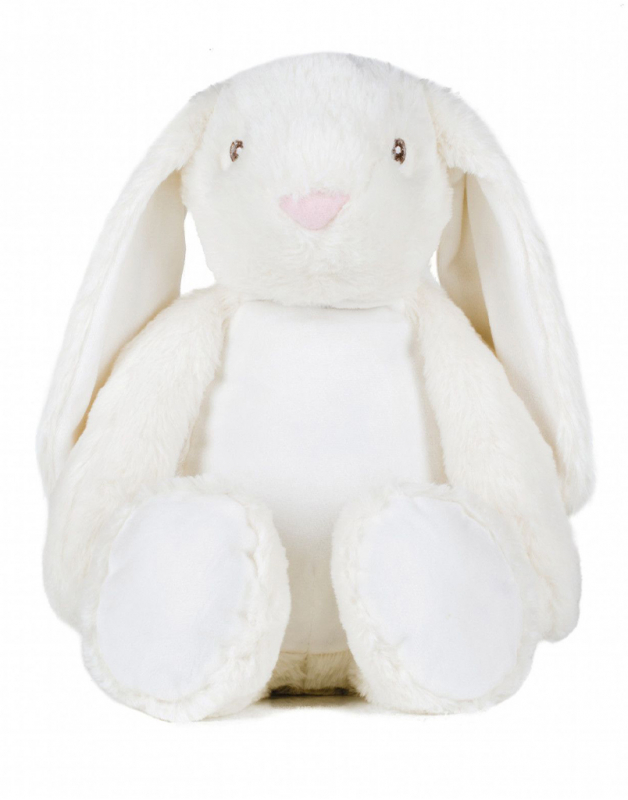 Peluche zippée Lapin