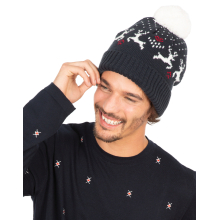 Bonnet de Noël motifs rennes