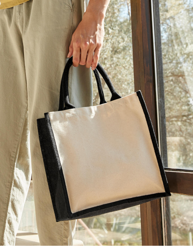 Sac Printers Midi Jute Bag