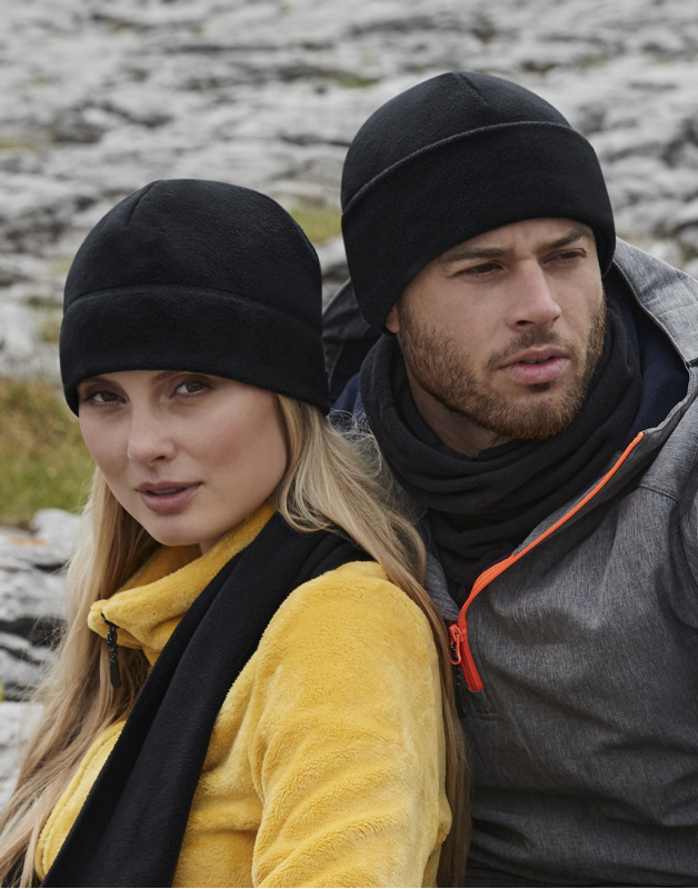 Recycled Fleece Cuffed Beanie