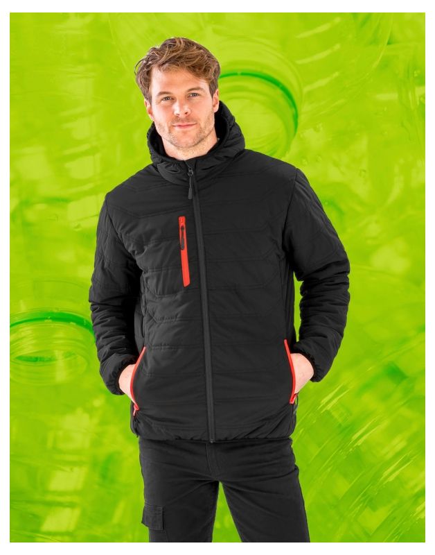 Black Compass Padded Jacket