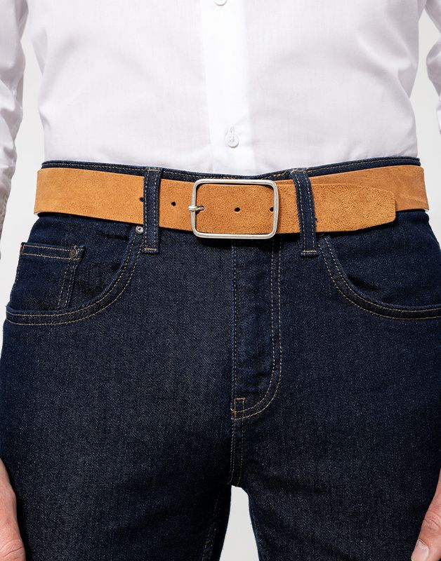 CEINTURE CUIR VELOURS