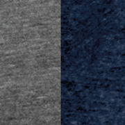 Grey Heather / Sporty Navy Heather
