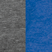 Grey Heather / Sporty Royal Blue Heather