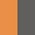 KP011-Orange Zest / Dark Grey