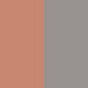 Peach / Metal Grey