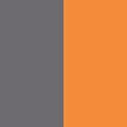 Dark Grey Neon Orange